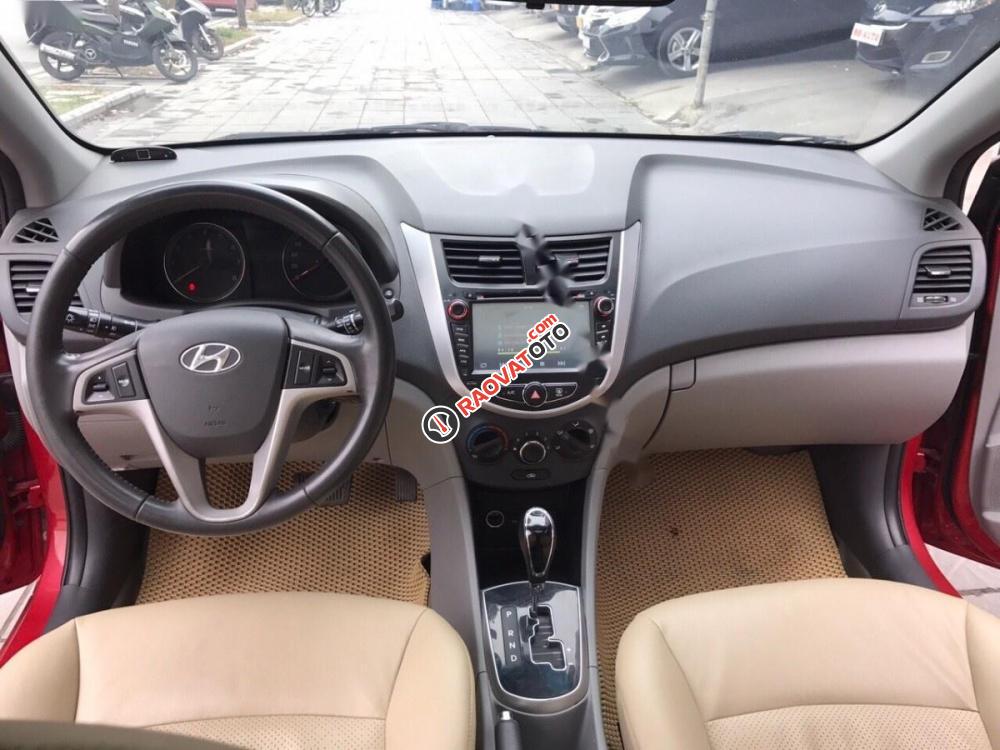 Cần bán lại xe Hyundai Accent 1.4 AT sản xuất 2014, màu đỏ, nhập khẩu nguyên chiếc số tự động, giá chỉ 475 triệu-4