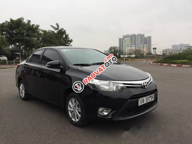 Bán Toyota Vios 1.5 2014, màu đen chính chủ, 410 triệu-0