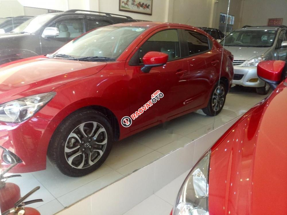 Bán xe Mazda 2 đời 2015, màu đỏ, nhập khẩu Thái số tự động-5