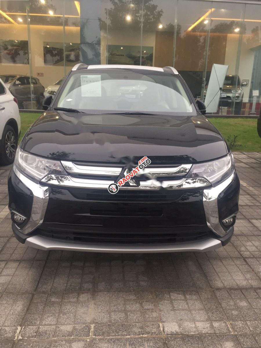 Bán xe Mitsubishi Outlander 2.0 STD đời 2017, màu đen, nhập khẩu Nhật Bản, giá 973tr-3