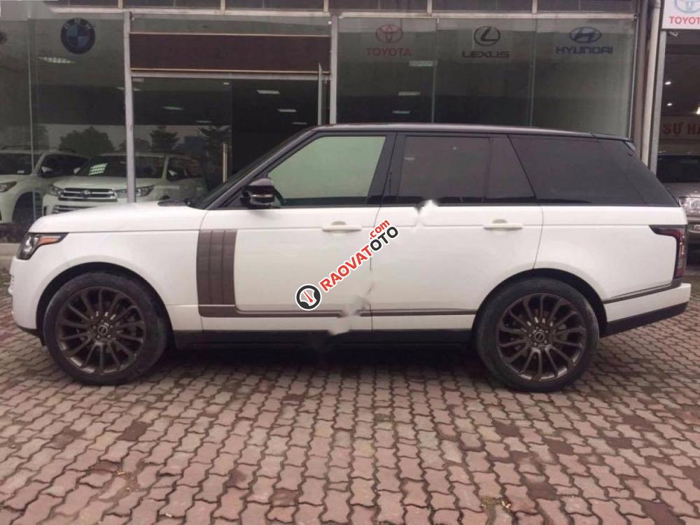 Cần bán gấp LandRover Range Rover HSE 3.0 sản xuất 2015, màu trắng, xe nhập-0