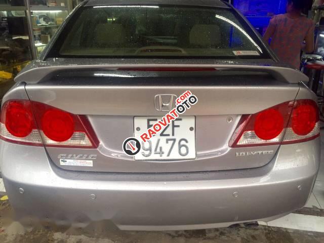 Bán xe Honda Civic 1.8 đời 2008, màu bạc -0