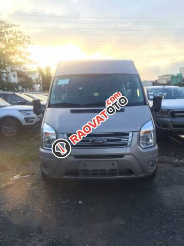 Bán Ford Transit đời 2017, màu bạc-1