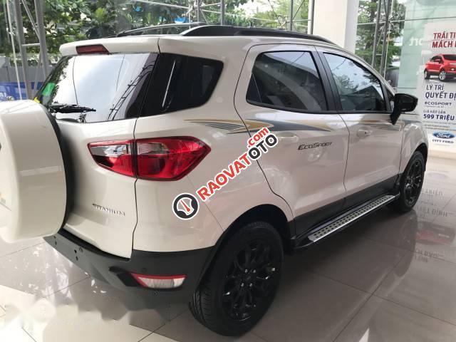 Bán xe Ford EcoSport 1.5L AT Black Edion đời 2017, màu trắng, giá 620tr-1