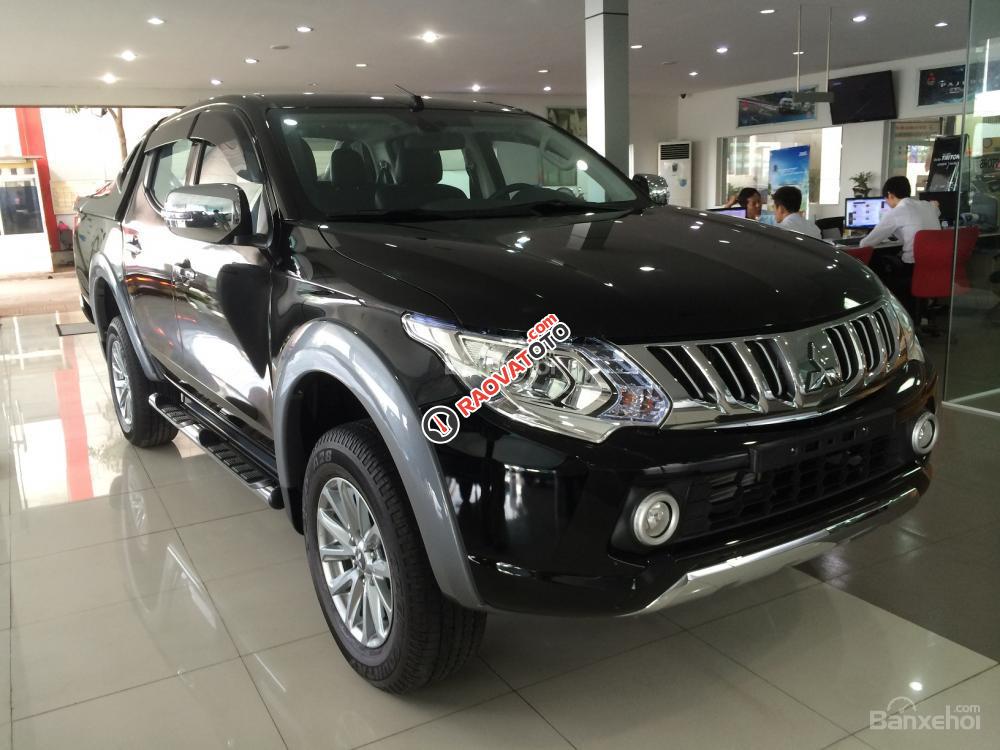 Bán xe Mitsubishi Triton đời 2017, màu đen, nhập khẩu nguyên chiếc, giá tốt nhất thị trường. Cho vay 80%-0