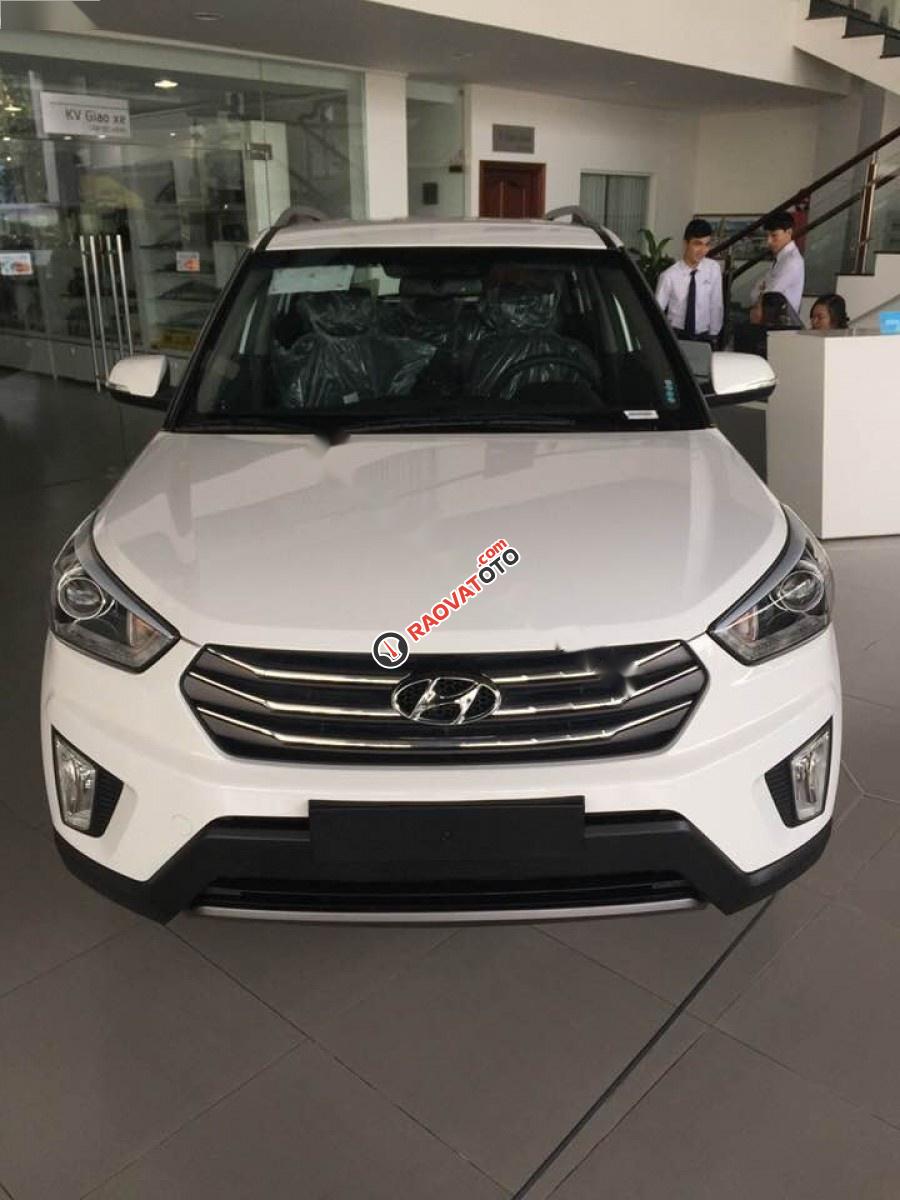 Cần bán xe Hyundai Creta 1.6 AT đời 2017, màu trắng, nhập khẩu-0