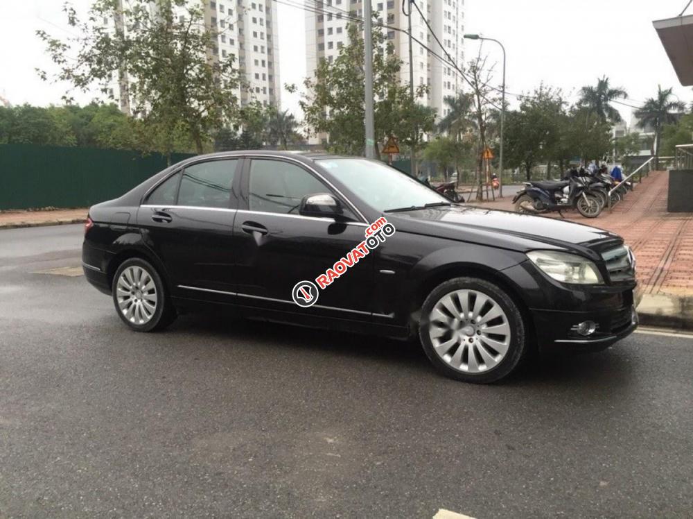 Bán Mercedes C200 đời 2007, màu đen, nhập khẩu, 445tr-0