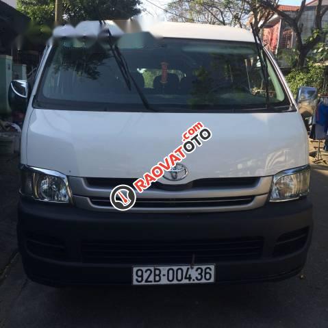 Bán Toyota Hiace đời 2009, màu trắng -0