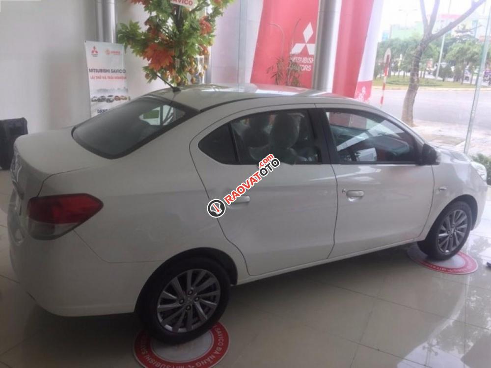 Bán Mitsubishi Attrage 1.2CVT năm 2017, màu trắng, nhập khẩu -1