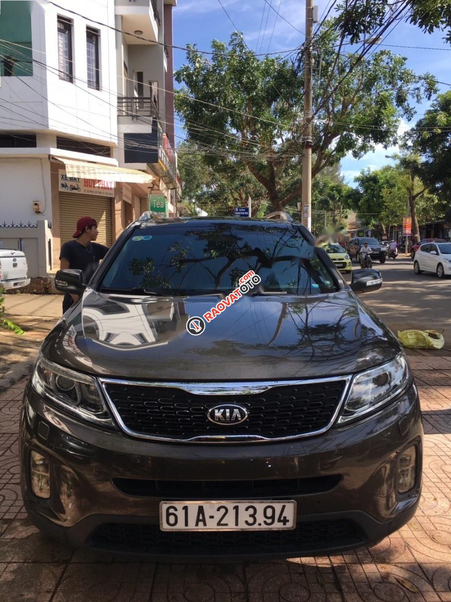 Cần bán xe Kia Sorento DATH đời 2015, màu nâu giá cạnh tranh-8