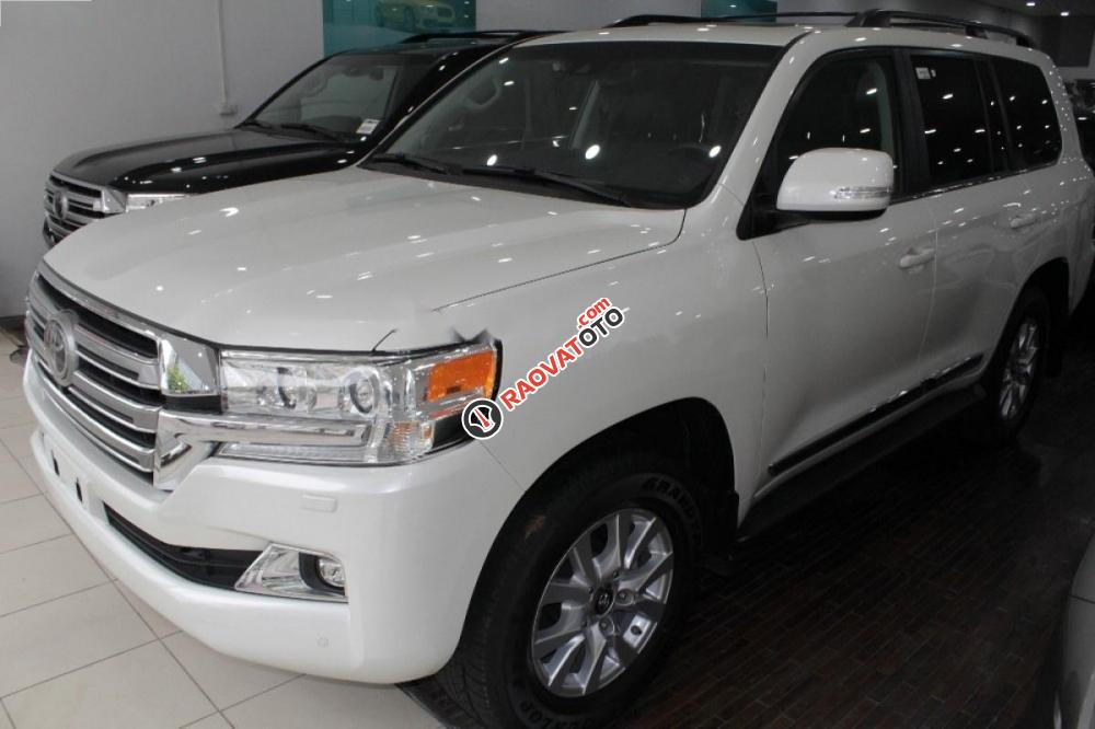 Bán Toyota Land Cruiser 5.7 V8 đời 2016, màu trắng, xe nhập-0