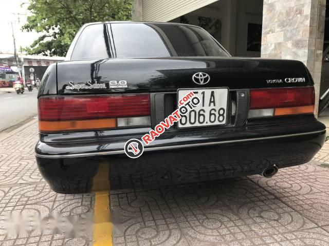 Bán Toyota Crown Super Salon 3.0 đời 1995, màu đen, nhập khẩu -2