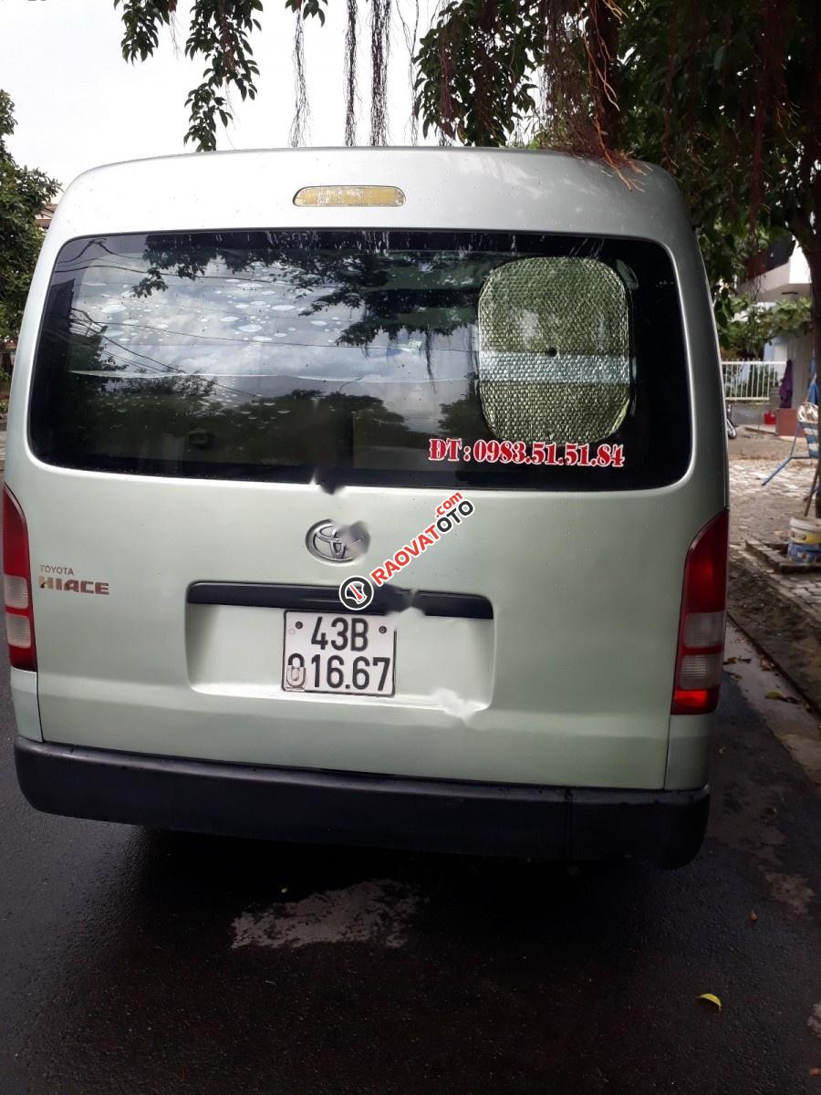 Bán xe Toyota Hiace đời 2008, màu xanh ngọc-2