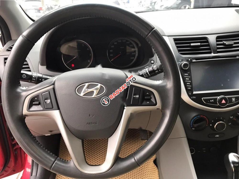 Cần bán lại xe Hyundai Accent 1.4 AT sản xuất 2014, màu đỏ, nhập khẩu nguyên chiếc số tự động, giá chỉ 475 triệu-7