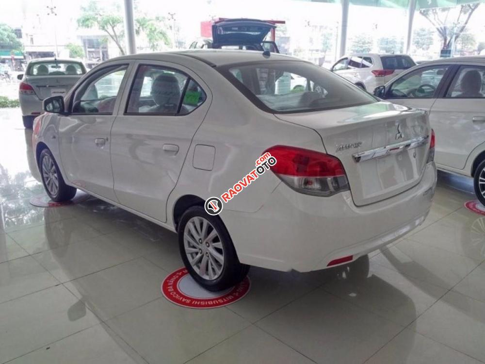 Bán Mitsubishi Attrage 1.2MT sản xuất 2017, màu trắng, nhập khẩu -1