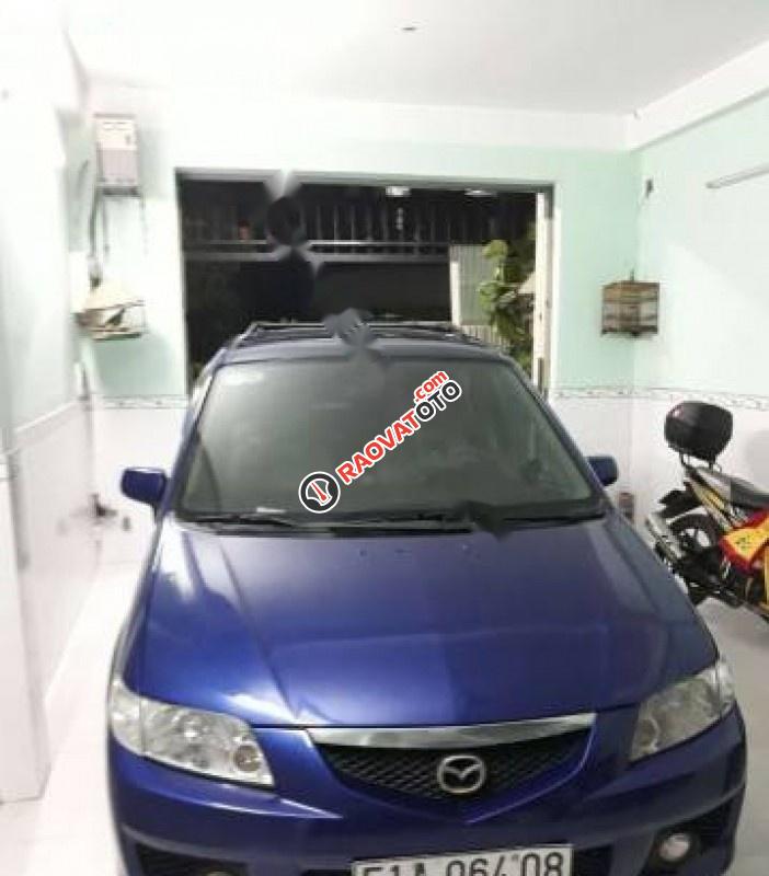 Cần bán gấp Mazda Premacy đời 2003, màu xanh lam số tự động, giá tốt-2