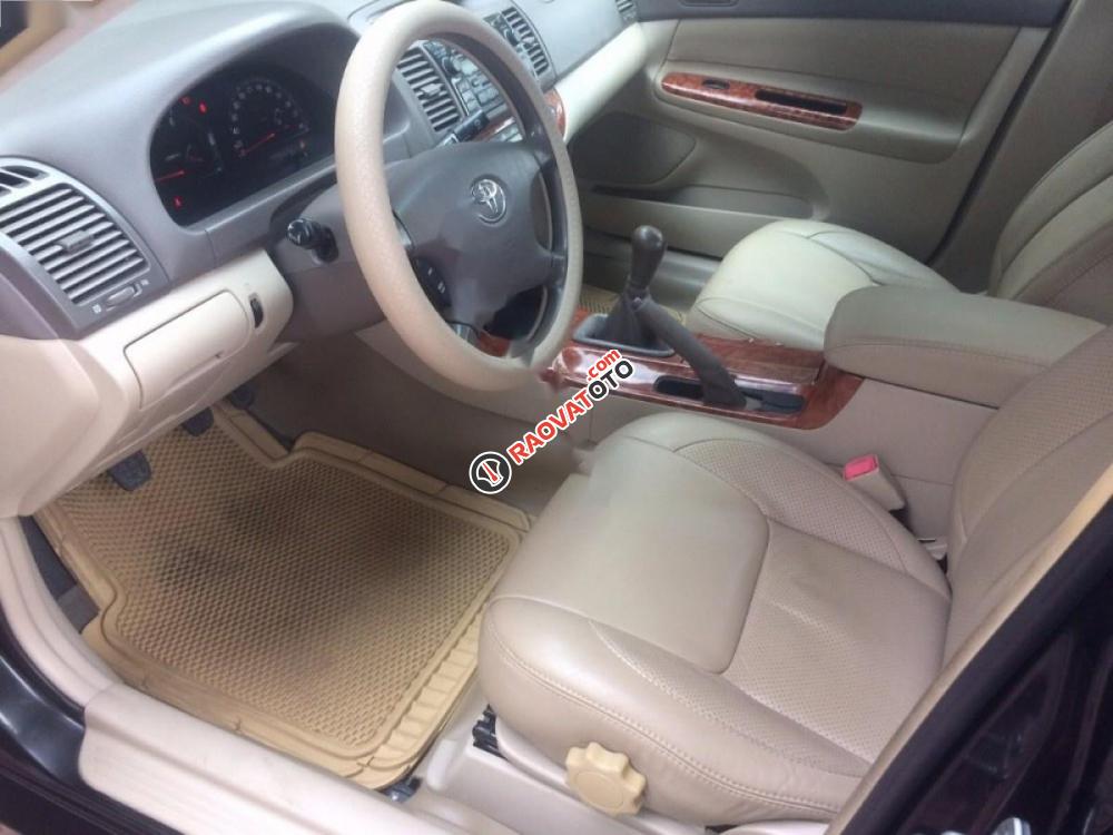 Cần bán gấp Toyota Camry 2.4G 2004, màu đen chính chủ giá cạnh tranh-8