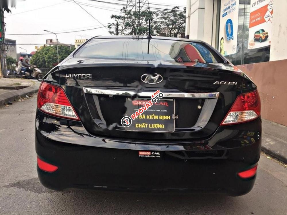 Cần bán lại xe Hyundai Accent 1.4AT sản xuất 2012, màu đen, nhập khẩu nguyên chiếc-1