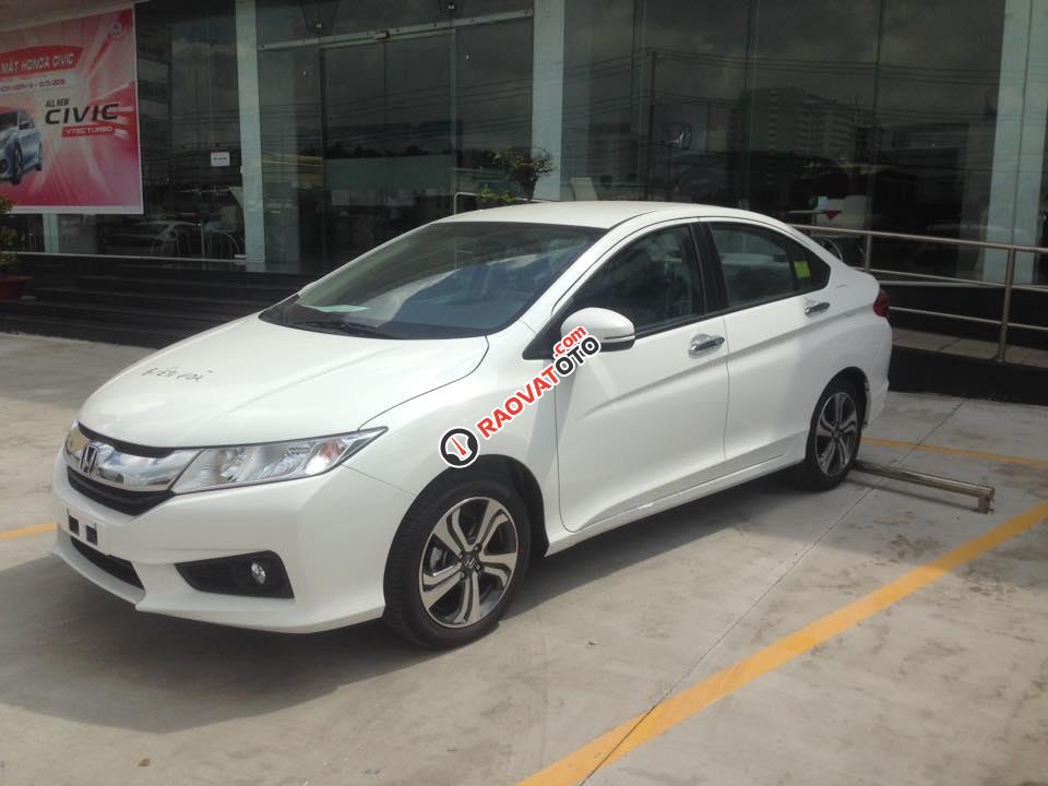 Bán Honda City 1.5 CVT 2018, màu trắng, giá ưu đãi 559tr, mới 100% khuyến mãi phụ kiện chính hãng-1