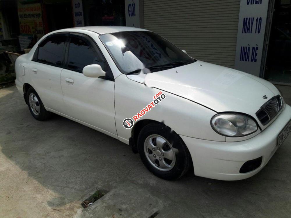 Bán ô tô Daewoo Lanos năm 2004, màu trắng xe gia đình, giá tốt-2