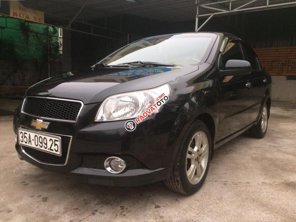 Bán xe Chevrolet Aveo LT 1.5 MT đời 2015, màu đen số sàn giá cạnh tranh-0