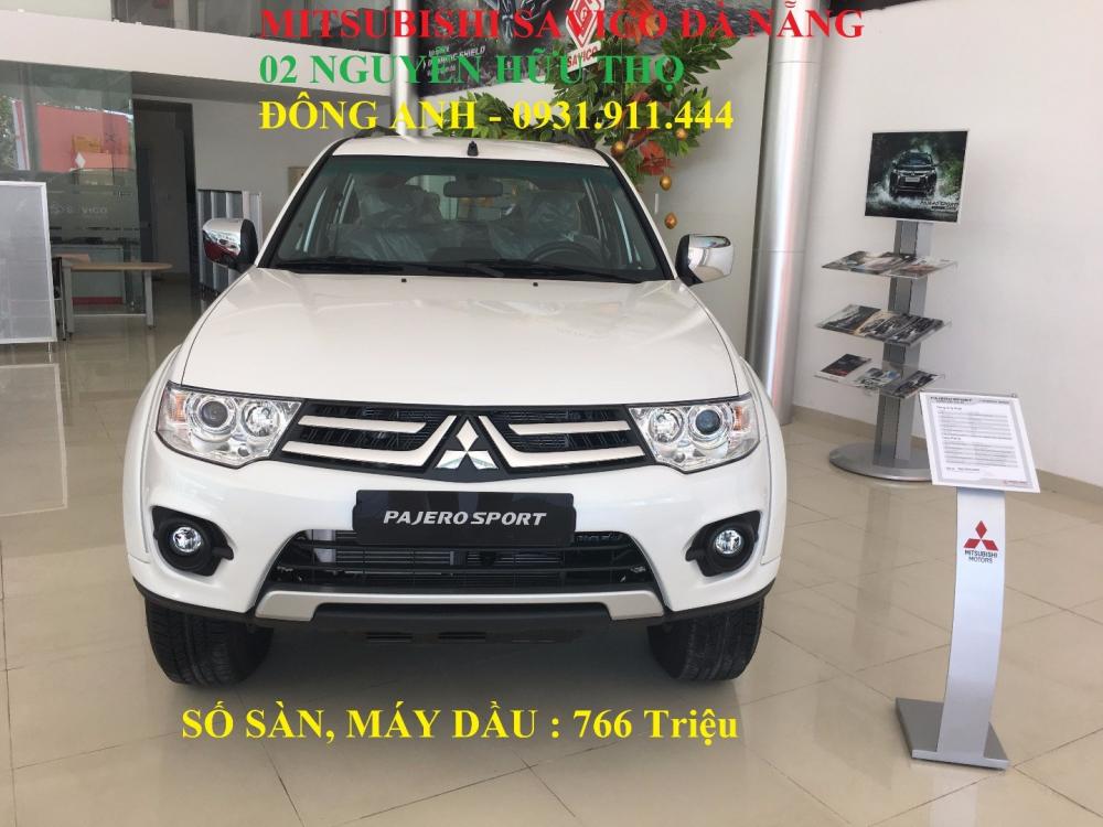 Cần bán Mitsubishi Pajero Sport đời 2017, màu trắng, nhập khẩu -1