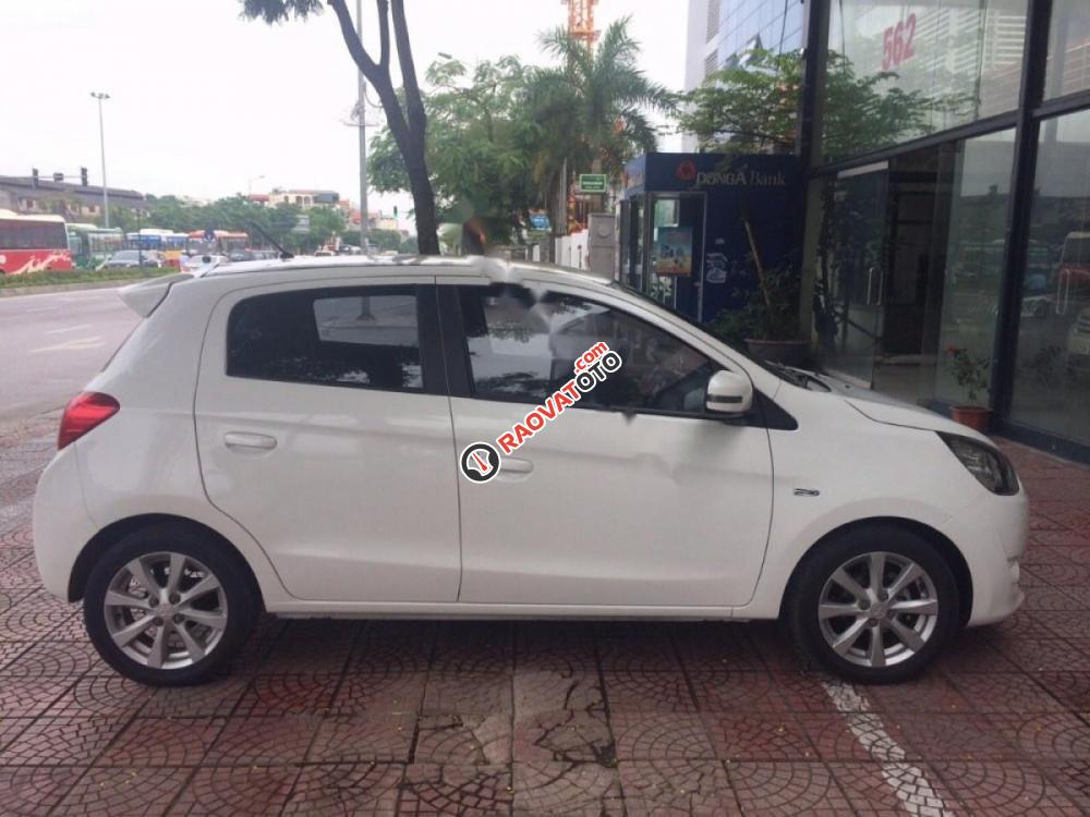 Bán Mitsubishi Mirage 1.2 AT đời 2015, màu trắng, nhập khẩu, giá tốt-6