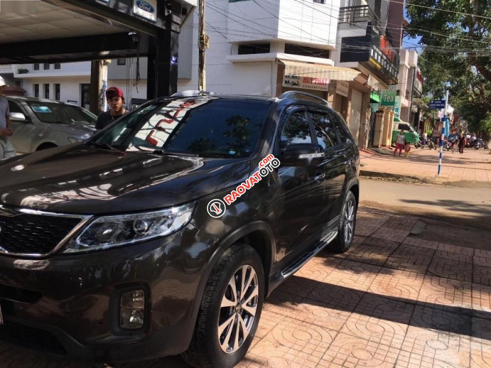 Cần bán xe Kia Sorento DATH đời 2015, màu nâu giá cạnh tranh-1