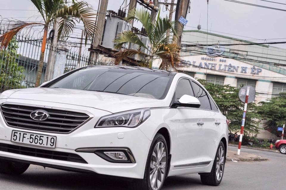 Cần bán gấp Hyundai Sonata đời 2015, màu trắng, nhập khẩu, còn mới giá cạnh tranh-18