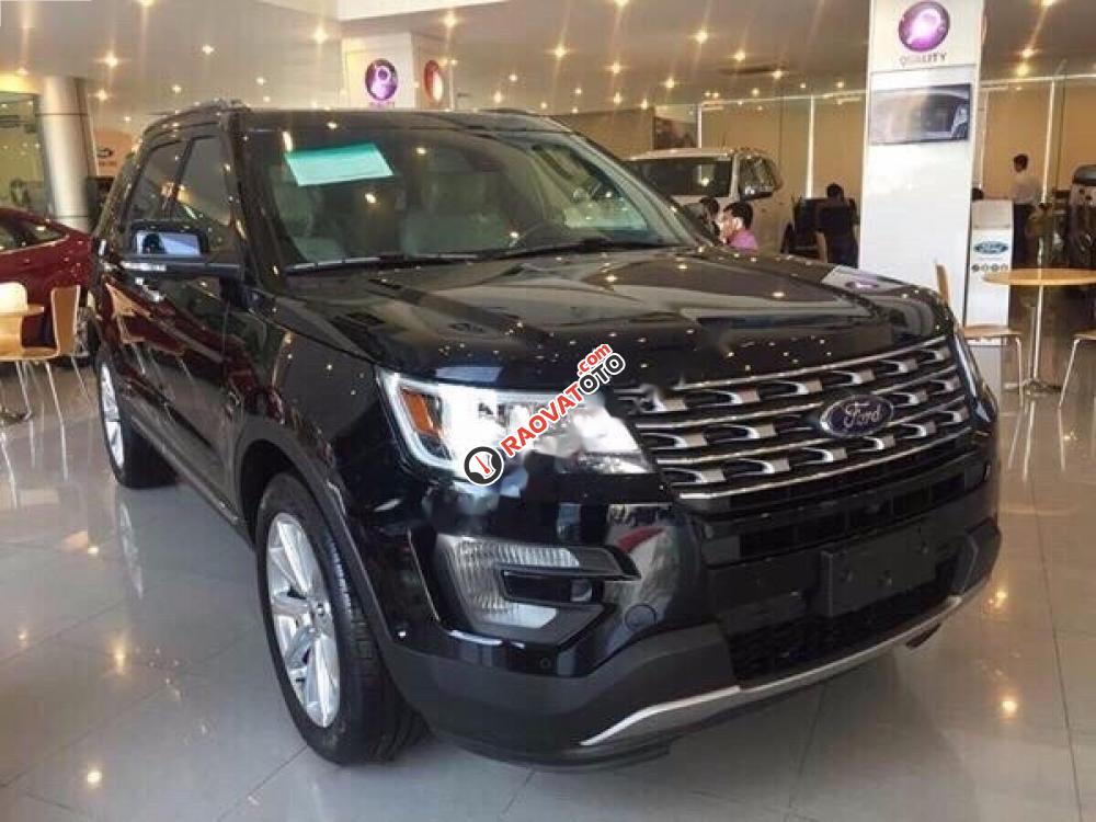 Cần bán xe Ford Explorer Limited 2.3L EcoBoost đời 2017, màu đen, nhập khẩu nguyên chiếc-1