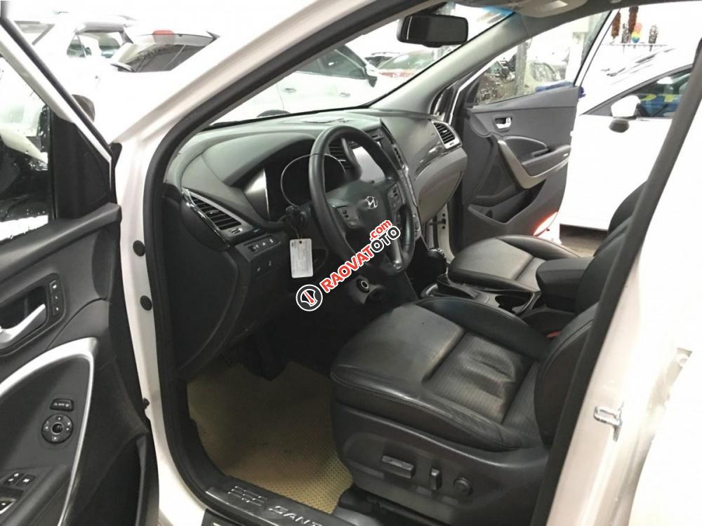 Bán Hyundai Santa Fe 2.4AT đời 2016, màu trắng-4