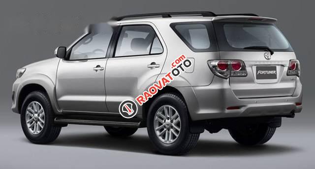 Bán xe Toyota Fortuner năm 2015, màu bạc-0