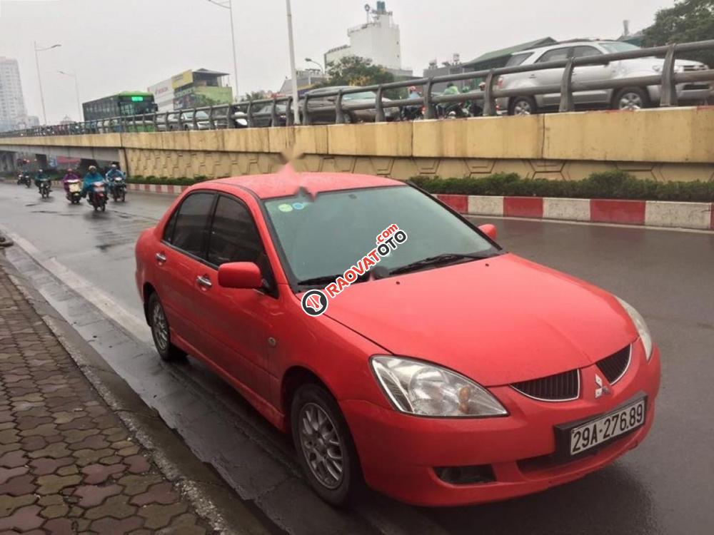 Cần bán xe Mitsubishi Lancer 1.6AT sản xuất 2003, màu đỏ-0