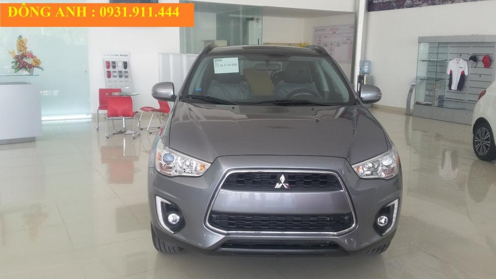 Cần bán Mitsubishi Outlander đời 2017, màu xám, nhập khẩu  -0