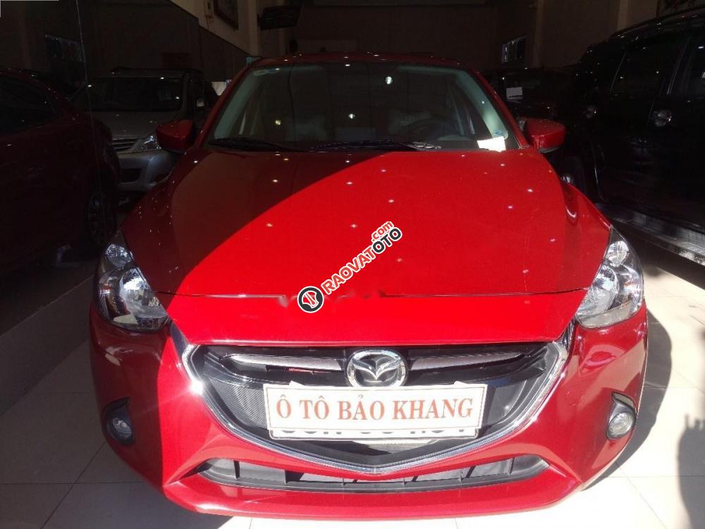 Bán xe Mazda 2 đời 2015, màu đỏ, nhập khẩu Thái số tự động-0