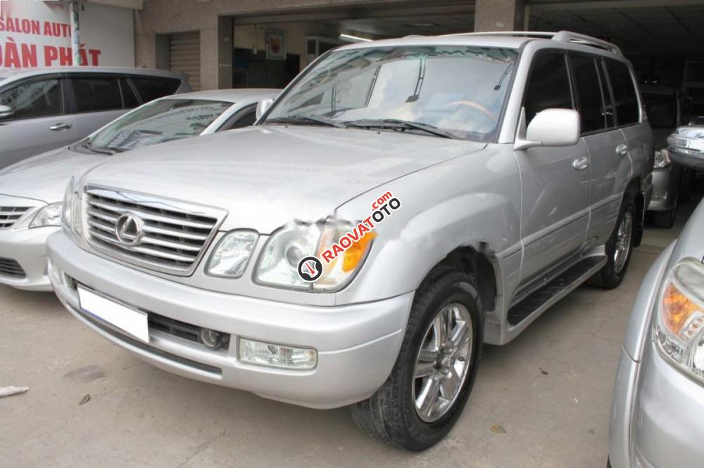 Bán Lexus LX 470 sản xuất 2005, màu bạc, nhập khẩu số tự động-1