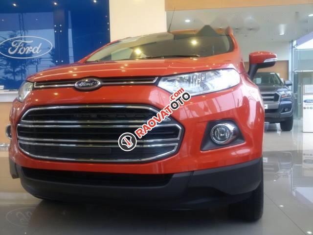 Bán xe Ford EcoSport 1.5L Black Edition năm 2017, màu cam-4