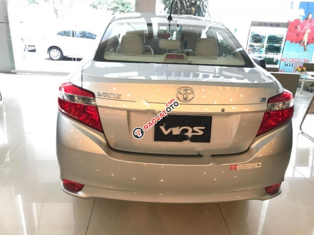 Bán Toyota Vios 1.5E sản xuất 2017, màu bạc, giá chỉ 480 triệu-0