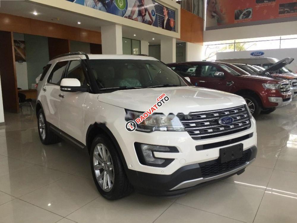 Bán xe Ford Explorer đời 2017, màu trắng, nhập khẩu nguyên chiếc-1