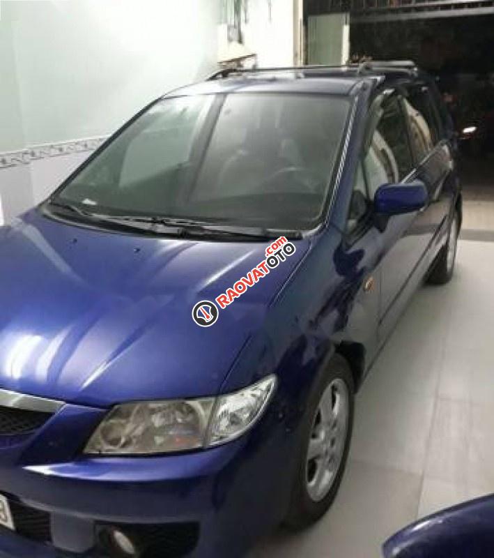 Cần bán gấp Mazda Premacy đời 2003, màu xanh lam số tự động, giá tốt-0