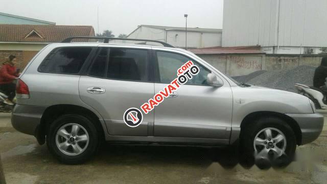 Bán ô tô Hyundai Santa Fe đời 2007, màu bạc  -2