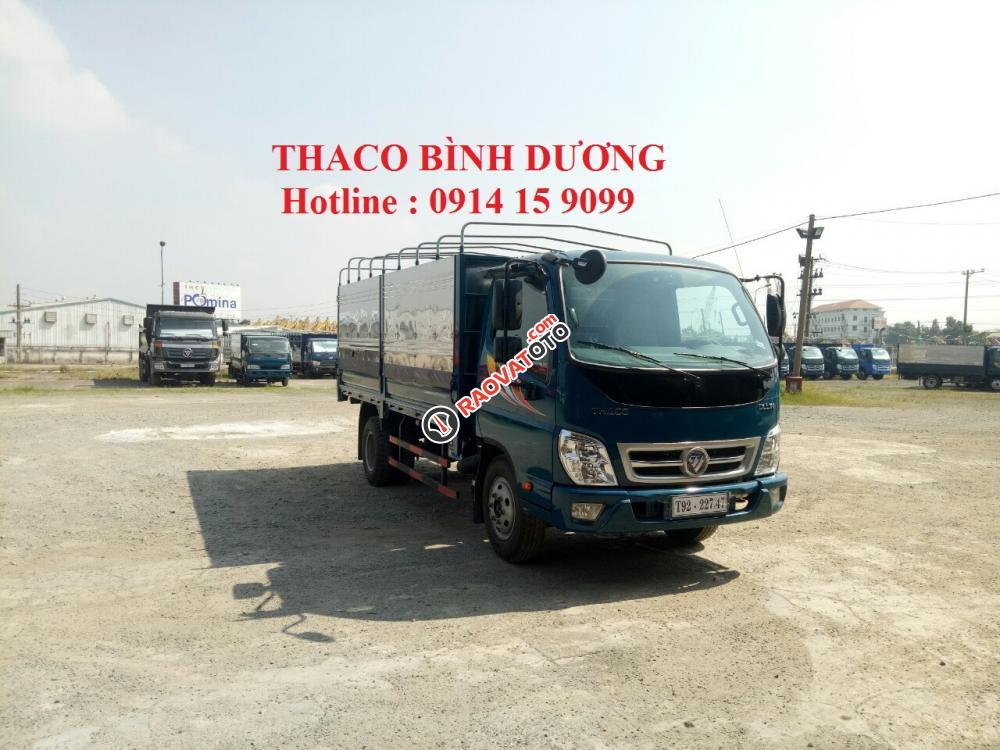 Bán xe Thaco Ollin 360 đời 2017, thùng 5 bửng dài 4m25, giá 308tr, liên hệ 0914159099-6