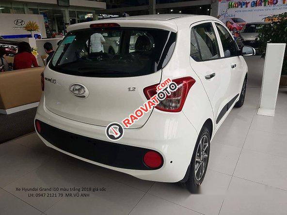 Bán Hyundai Grand i10 2017, màu trắng -0