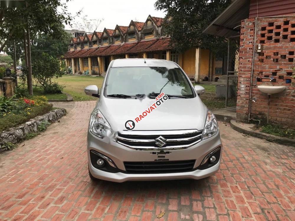 Bán Suzuki Ertiga 1.4 AT năm 2017, màu bạc, nhập khẩu-6