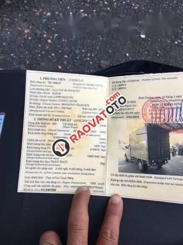 Cần bán gấp Suzuki Carry đời 2011, màu bạc ít sử dụng, giá 170tr-0