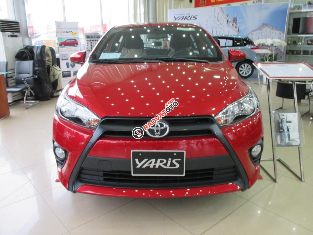 Toyota Yaris 1.5E 2017, màu đỏ, nhập khẩu Thái Lan, giao ngay Toyota Hùng Vương-0