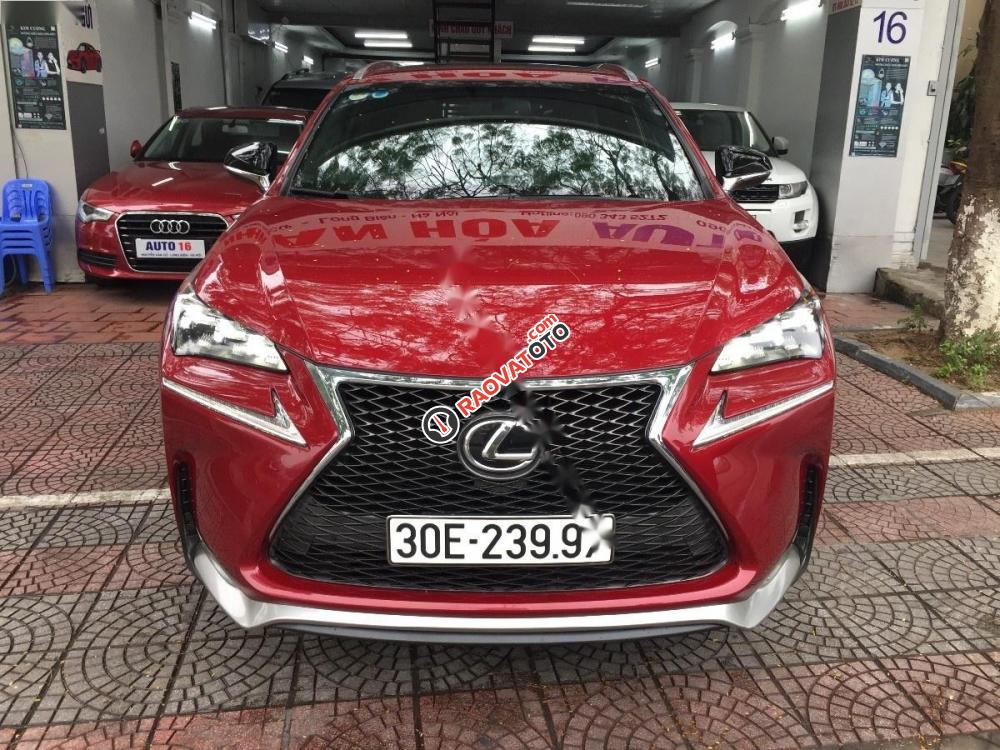 Bán Lexus NX 200T đời 2016, màu đỏ, nhập khẩu-9