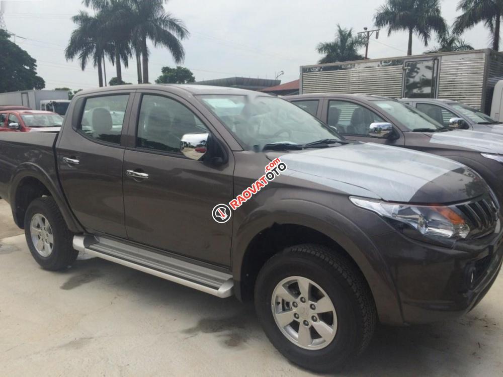 Bán ô tô Mitsubishi Triton 2017, màu nâu, nhập khẩu nguyên chiếc-0