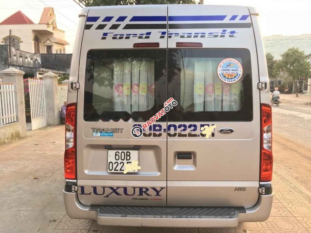 Bán Ford Transit Luxury năm 2014, màu bạc chính chủ-3