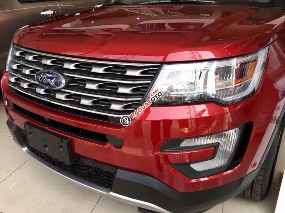 Bán ô tô Ford Explorer đời 2017, màu đỏ, nhập khẩu-1